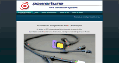 Desktop Screenshot of powertune.de